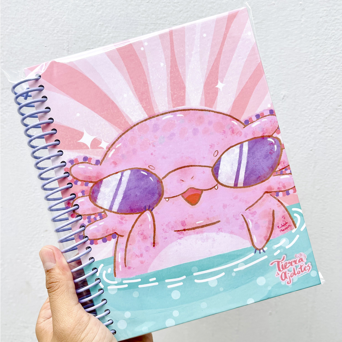libreta_axo_lentes Libreta Ajolote Playa Axolotl