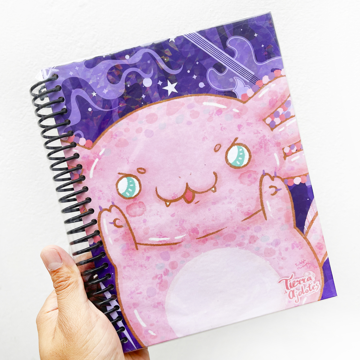 libreta_axo_rocker Libreta Ajolote Rocker Axolotl