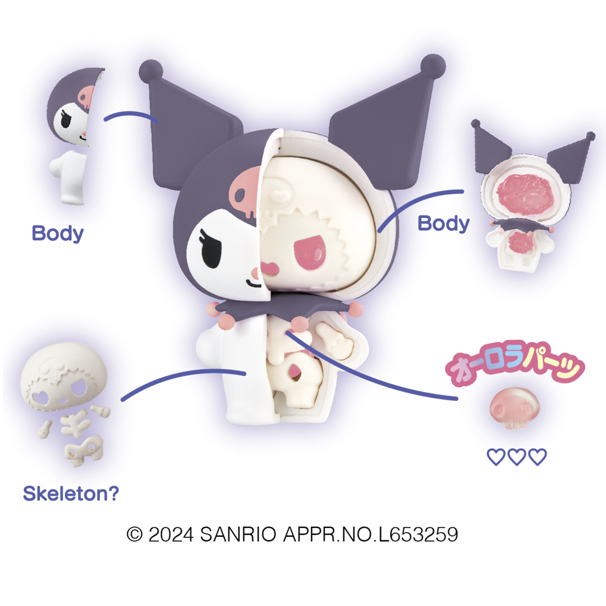 sanrio_fantasy5 KAITAI Puzzle FANTASY Sanrio Characters Pure Pink Mix - Image 3