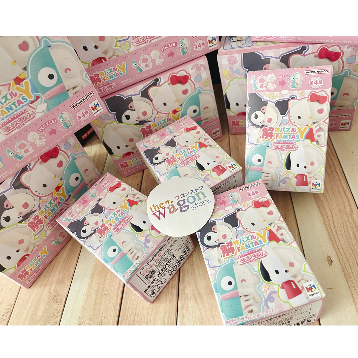 sanrio_fantasy7 KAITAI Puzzle FANTASY Sanrio Characters Pure Pink Mix - Image 2