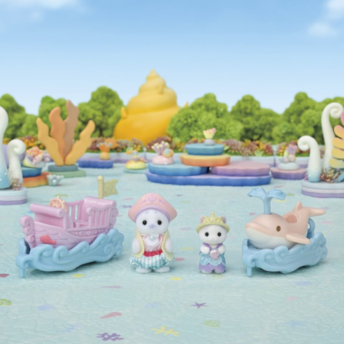sylvanian_set_barcodelfin2 Set Parque de atracciones barquito y delfin montable Sylvanian - Image 8
